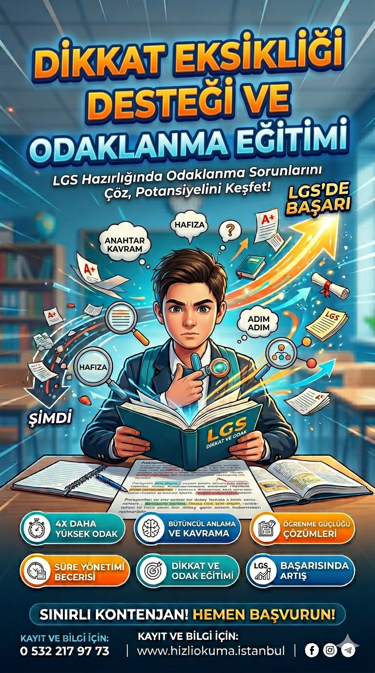 Öğrencilerde Dikkat Eksikliği Desteği